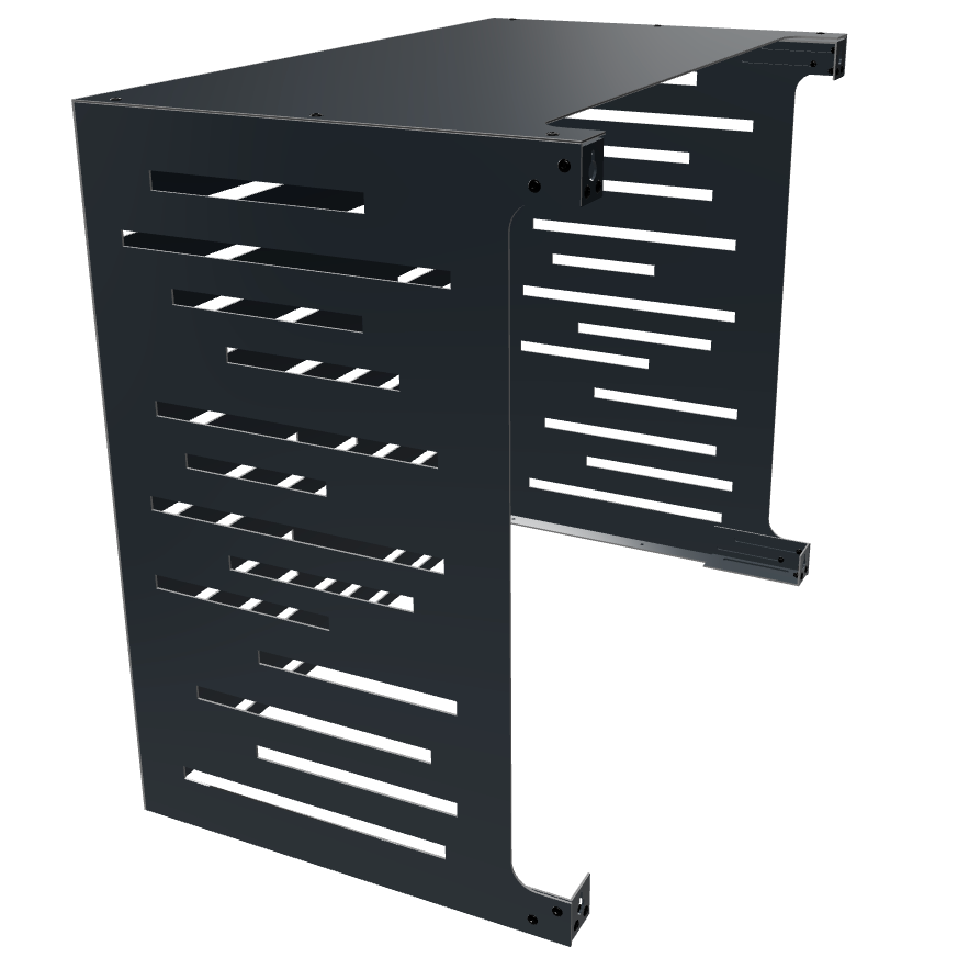 Cache climatiseur extérieur Traits Anthracite - Clim-Box